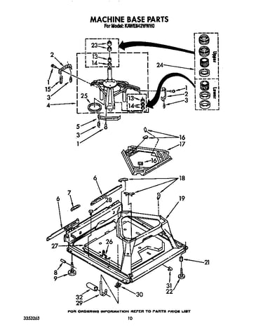 Machine base