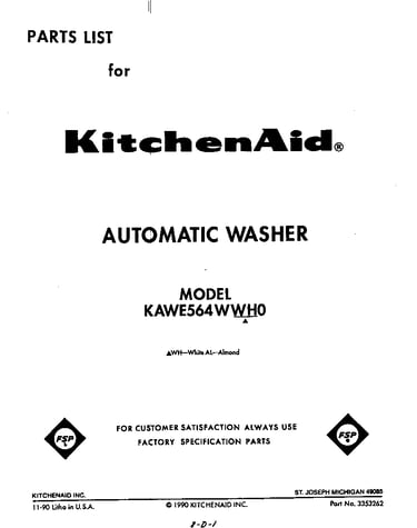 Front cover