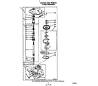KitchenAid KAWE564WWH0 gearcase diagram