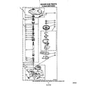 KitchenAid KAWE764WWH0 gearcase diagram