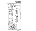 KitchenAid KAWE860WWH0 gearcase diagram