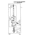 KitchenAid KAWE860WWH0 brake and drive tube diagram
