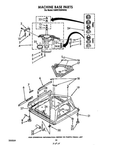 Machine base