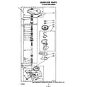 KitchenAid KAWE760WWH0 gearcase diagram