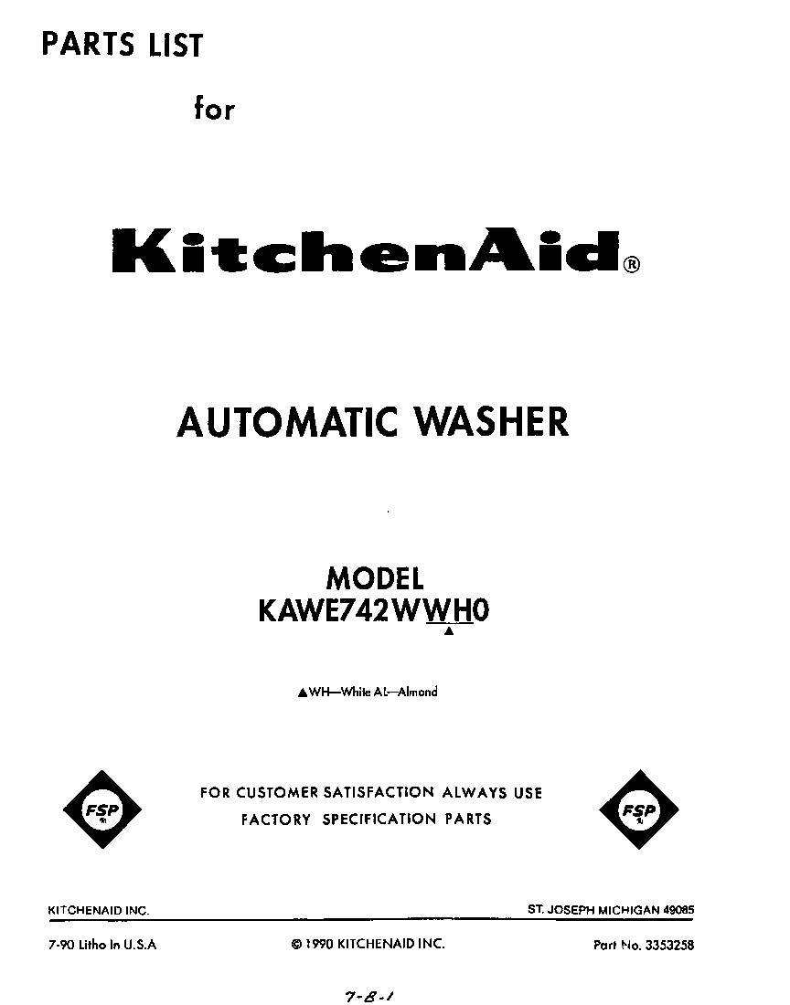 Front cover