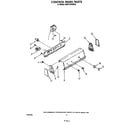 KitchenAid KAWE742WWH0 control panel diagram