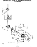 Brake, clutch, gearcase, motor and pump