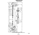 KitchenAid KAWE742WWH0 gearcase diagram
