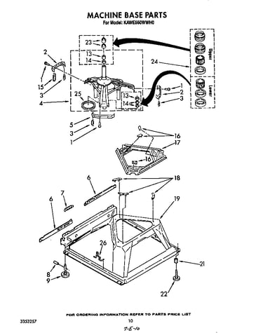 Machine base