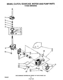 Brake, clutch, gearcase, motor and pump