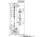 KitchenAid KAWE660WWH0 gearcase diagram
