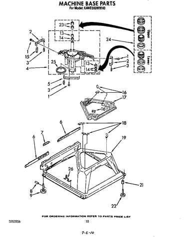 Machine base