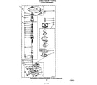 KitchenAid KAWE560WWH0 gearcase diagram