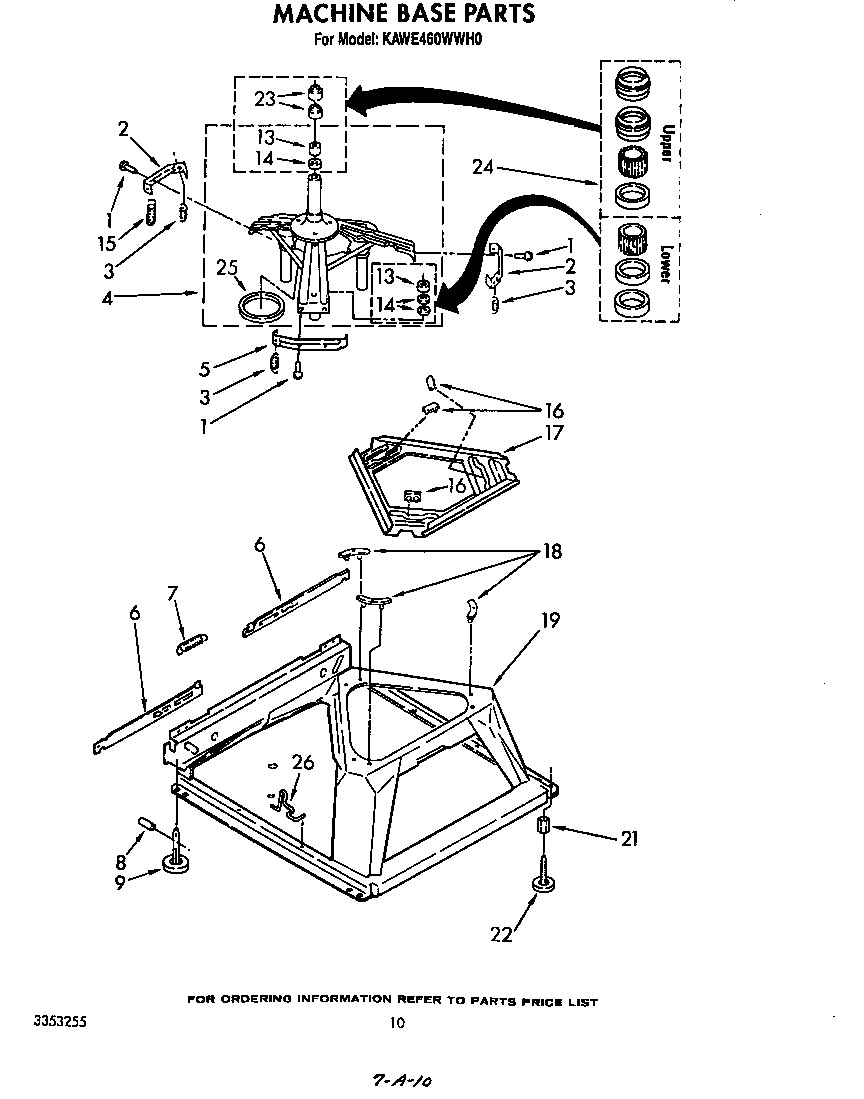 Machine base