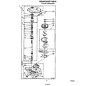 KitchenAid KAWE460WWH0 gearcase diagram