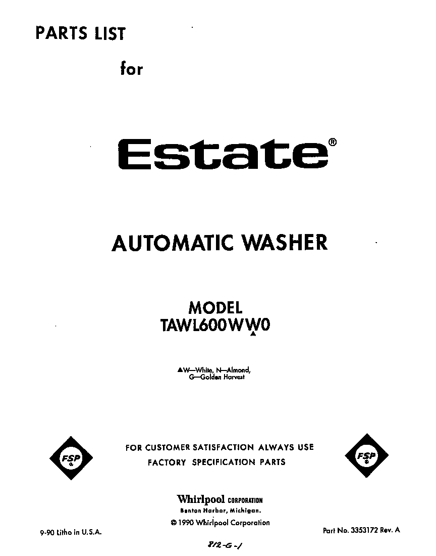 Front cover