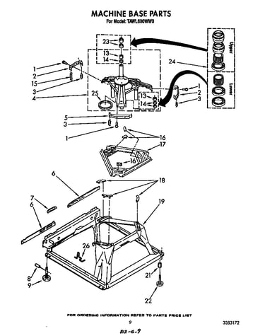 Machine base