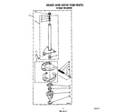 Estate TAWL600WW0 brake and drive tube diagram