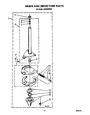 Brake and drive tube