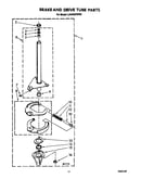Brake and drive tube