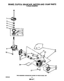 Brake, clutch, gearcase, motor and pump