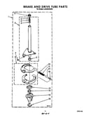 Brake and drive tube