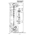 Whirlpool GLA5580XSW3 gearcase diagram