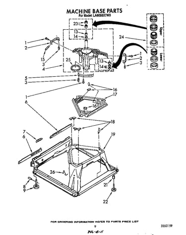 Machine base