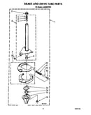 Brake and drive tube