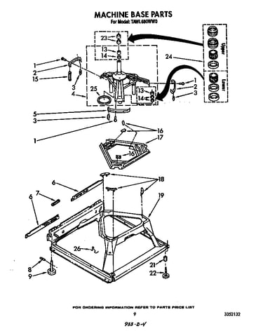 Machine base