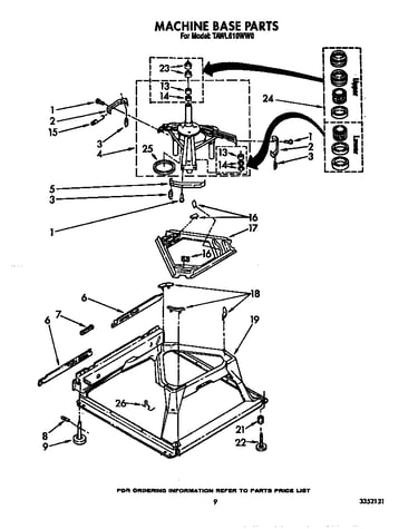Machine base