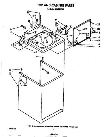 Top and cabinet