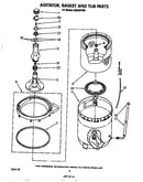 Agitator, basket and tub