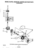 Brake, clutch, gearcase, motor and pump