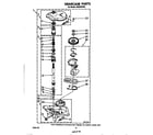 Roper AX6245VW0 gearcase diagram