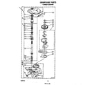 Roper AL6245VW0 gearcase diagram