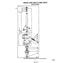 Roper AL5143VW0 brake and drive tube diagram