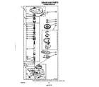 Roper AL5143VW0 gearcase diagram