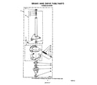 Roper AL4132VW0 brake and drive tube diagram