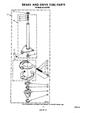 Brake and drive tube