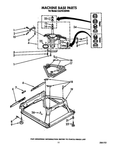 Machine base