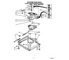 Whirlpool CA2452XTW0 machine base diagram