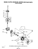 Brake, clutch, gearcase, motor and pump