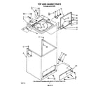 Whirlpool CA2751XSW5 top and cabinet diagram