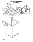 Top and cabinet