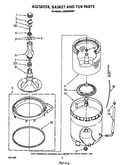 Agitator, basket and tub