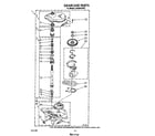 Whirlpool LA8580XWW1 gear case diagram