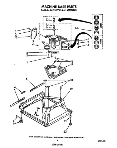 Machine base