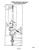 Brake and drive tube