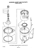Agitator, basket and tub